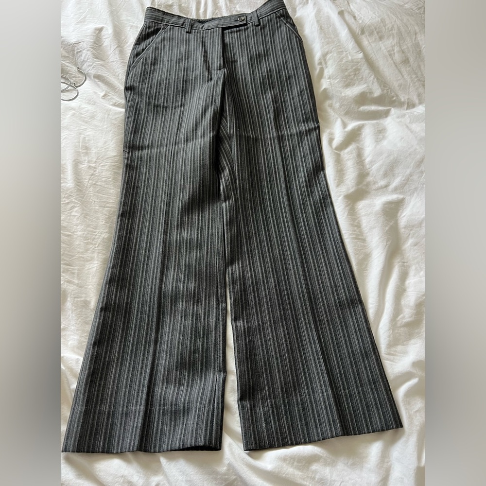 Acne Studios Trousers Size 8 - Grey Pinstripe - Worn Only Once !